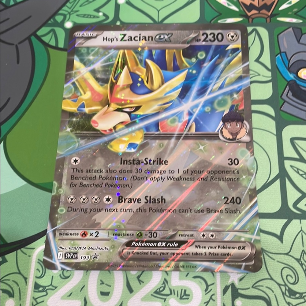 Zacian EX Pokémon Card - Jumbo Card